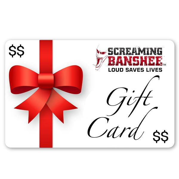 Screaming Banshee Gift Card - Screaming Banshee Horns